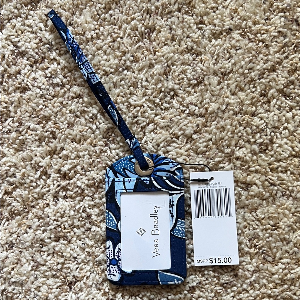 BNWT Vera Bradley Luggage Tag - Tropics Tapestry